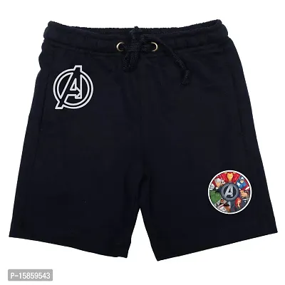 Marvel Boys' Regular Fit Shorts (DMASR007.3_Navy_2-3 Years)