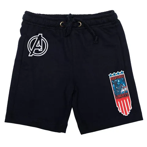 Marvel Baby Boys' Regular Fit Shorts (DMASR010.3_Navy_1-2 Years)