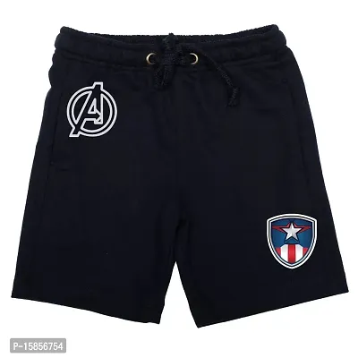 Marvel Baby Boys' Regular Fit Shorts (DMASR009.3_Navy_1-2 Years)