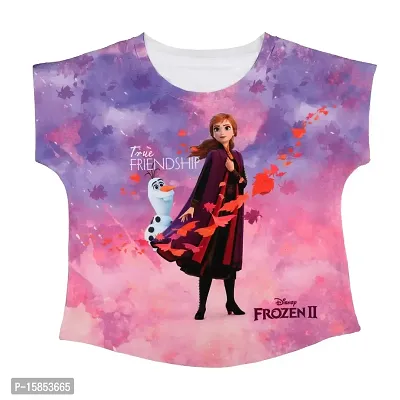 Frozen by Wear Your Mind Girl's Regular Fit T-Shirt-thumb0