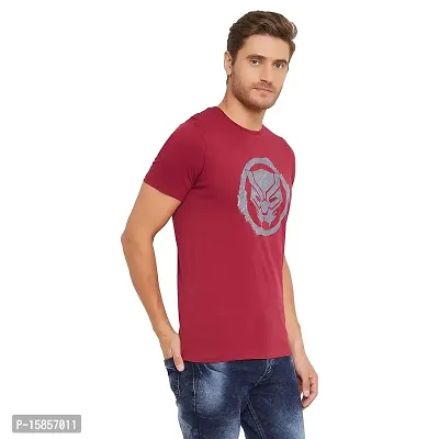 Marvel Avengers by Wear Your Mind Men Round Neck Short Sleeves Knitted T-Shirt-thumb4