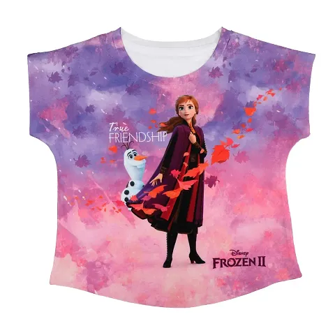 Frozen by Wear Your Mind Girl's Regular Fit T-Shirt