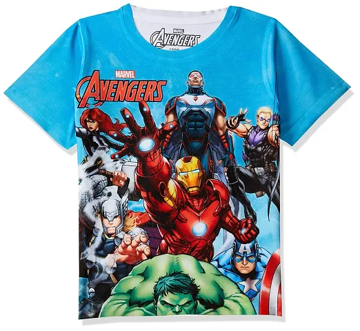 Marvel Avengers by Wear Your Mind Boy's Regular fit T-Shirt