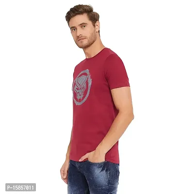 Marvel Avengers by Wear Your Mind Men Round Neck Short Sleeves Knitted T-Shirt-thumb3