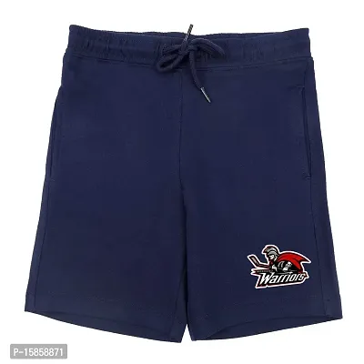 wear your mind Graphic Print Boys Shorts Color-Navy Blue
