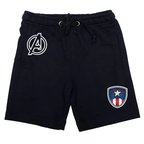 Marvel Boys' Regular Fit Shorts (DMASR009.2_Black_2-3 Years)