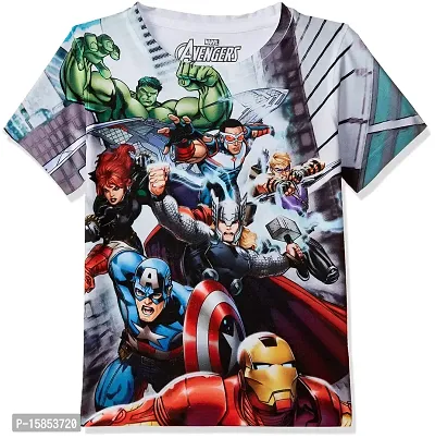 Marvel Avengers by Wear Your Mind Boy's Regular fit T-Shirt-thumb0