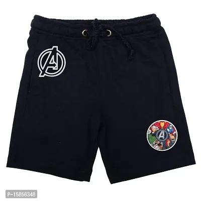 Marvel Baby Boys' Regular Fit Shorts (DMASR007.3_Navy_1-2 Years)