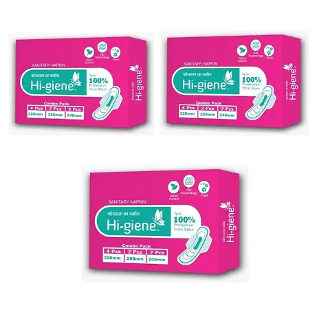 Safe  Secure Sanitary Pads For Women Combo