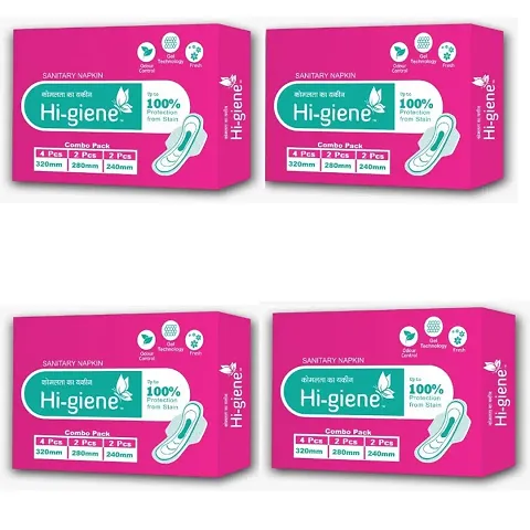 Safe  Secure Sanitary Pads For Women Combo