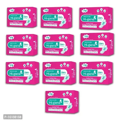 Hi-Giene Sanitary Pads (Pack of 80 )
