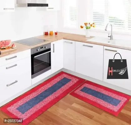 Classic Door Mat / Bath Mats Combo For Home Bedroom Mat Kitchen Mat Bath Mat Pack Of 2 Multicolor-thumb0