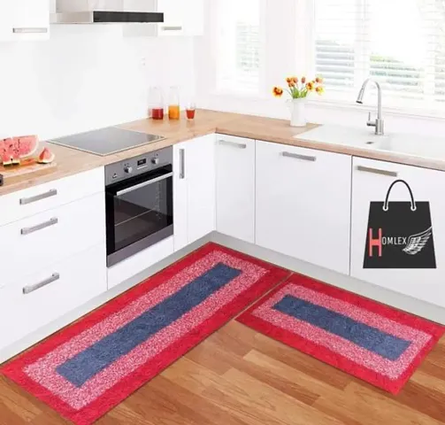 Classic Door Mat / Bath Mats Combo For Home Bedroom Mat Kitchen Mat Bath Mat Pack Of 2 Multicolor