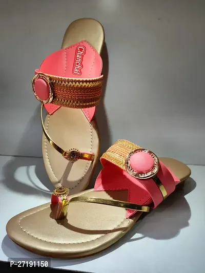 Elegant Beige Rubber Sandals For Women