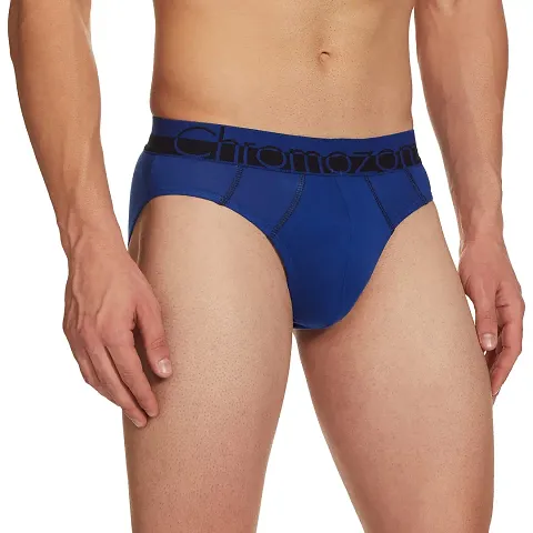 Chromozome Men's Regular fit Briefs (WS1_World Blue_XL)