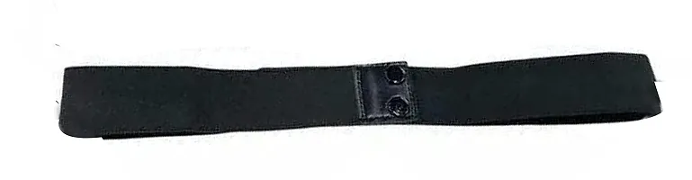 Heeva Creation Women's Stretchy Stylish Design Ladies Waist Belts kanduro-Belt for Sarees, Western Dress, Designer Long Gown Dresses.(Colour-Black).1 Piece.-thumb3