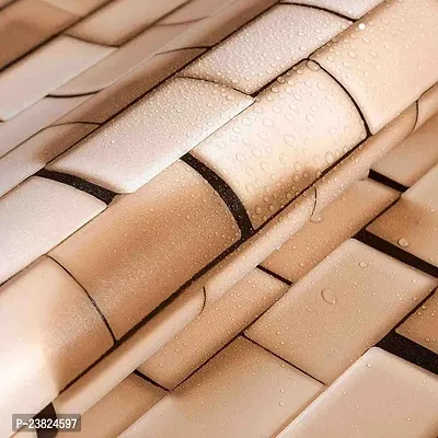 Heeva Creation Abstract Brown Sticker Wallpaper (500 cm x 45 cm).Colour-Multi.(1 Piece).-thumb2