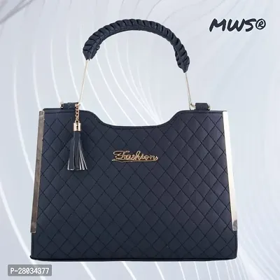 Women Fashion Handbags Women and Girls Handbag for Office Bag Ladies Travel Shoulder Bag Black Color-thumb0