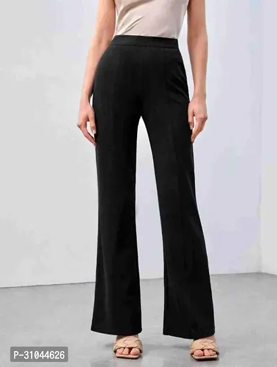 Latest Trendy Polycotton Trouser for Women-thumb0