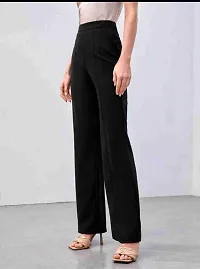 Latest Trendy Polycotton Trouser for Women-thumb1