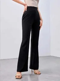 Latest Trendy Polycotton Trouser for Women-thumb2