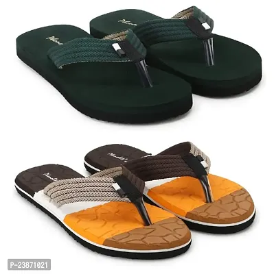 Phonolite Daily use casual wear flip flop hawaii chappal slipper for men pack of 2