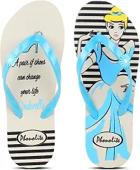 Elegant Rubber Printed Slippers For Women- Pack Of 3-thumb2