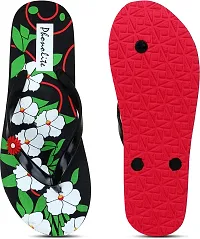 Elegant Black EVA Printed Slippers For Women-thumb2