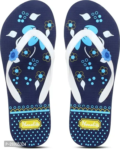 Elegant Rubber Printed Slippers For Women- Pack Of 2-thumb2