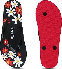 Elegant Black EVA Printed Slippers For Women-thumb2
