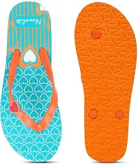 Elegant Orange EVA Printed Slippers For Women-thumb2