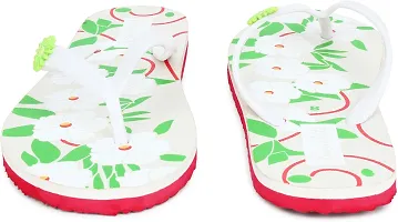 Elegant White EVA Printed Slippers For Women-thumb2