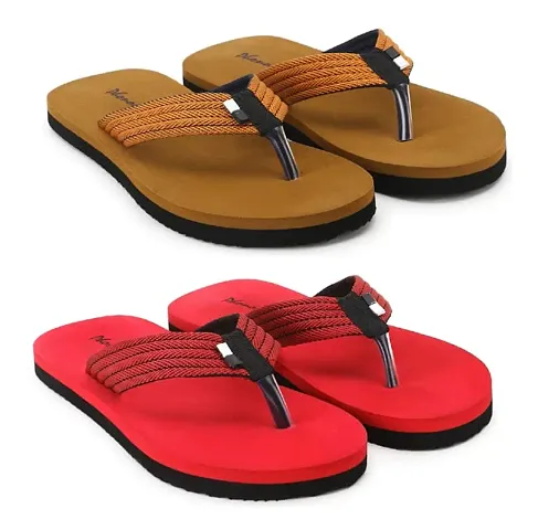 Phonolite Daily use Slipper casual wear Flip flop slipper chappal for Men pack of 2