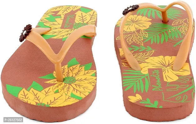Phonolite Flip-Flop Hawai Chappal Stylish And Trendy Flat  Light Weight Slippers For Women Pack Of 1-thumb3