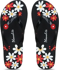 Elegant Black EVA Printed Slippers For Women-thumb1