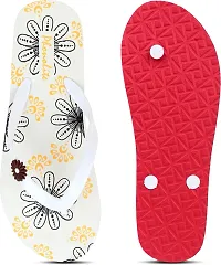 Elegant Rubber Printed Flip Flops For Women, Pack Of 1-thumb2