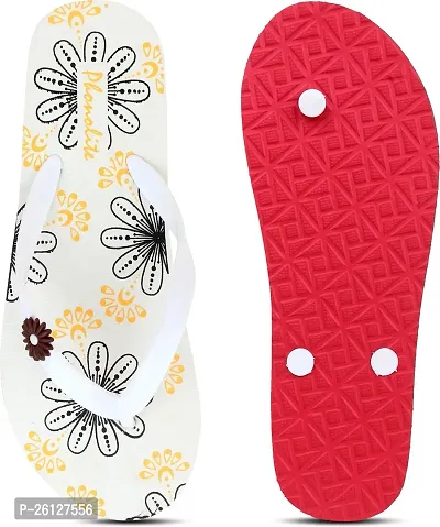 Elegant Rubber Printed Flip Flops For Women, Pack Of 1-thumb3