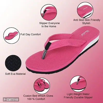 Phonolite Daily use casual wear Ladies Fabrication slipper Hawai chappal for women and girls pack of 2-thumb4