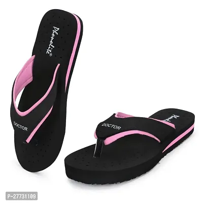 Phonolite Doctor Slipper for Women Orthopedic Super Comfort Fit Cushion Chappal Flip-Flop ortho slippers For Ladies and Girls Pink-thumb2