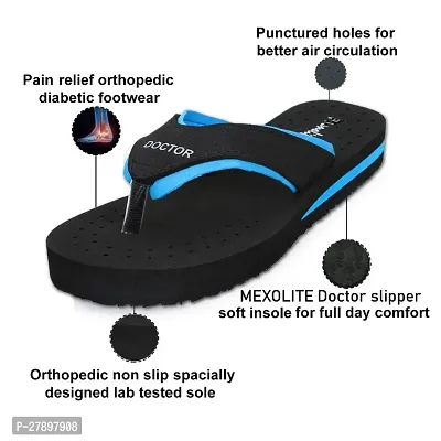 Phonolite Doctor Slipper  for Women Orthopedic Super Comfort Fit Cushion Chappal Flip-Flop ortho slippers For Ladies and Girls Skyblue
