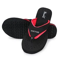 Phonolite Doctor Slipper  for Women Orthopedic Super Comfort Fit Cushion Chappal Flip-Flop ortho slippers For Ladies and Girls Red-thumb3