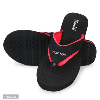 Phonolite Doctor Slipper  for Women Orthopedic Super Comfort Fit Cushion Chappal Flip-Flop ortho slippers For Ladies and Girls Red-thumb4