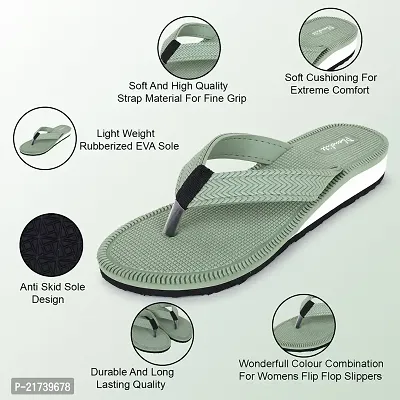 Elegant Multicoloured Rubber  Slippers For Women-thumb2