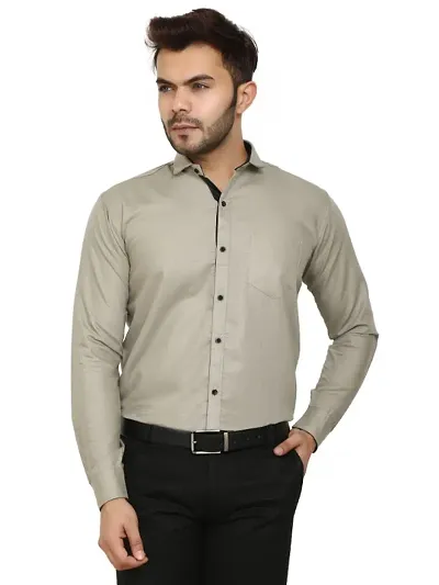 Classic Blend Solid Formal Shirt For Men