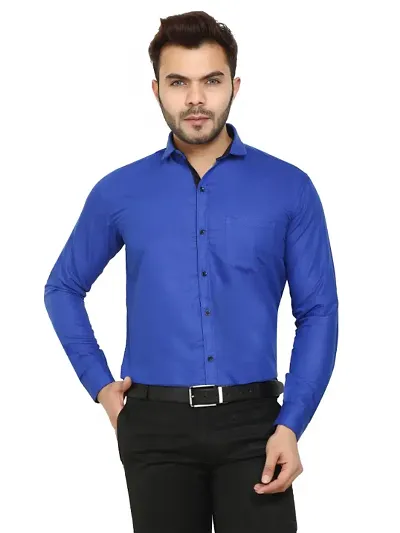 Must Have Cotton Blend Long Sleeve Formal Shirt 