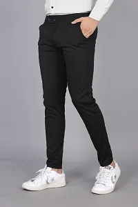 Mens Slim Fit Track Pant with Button and Zip-thumb3