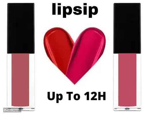 Long Lasting Waterproof Liquid lipstick pack of 2-thumb0