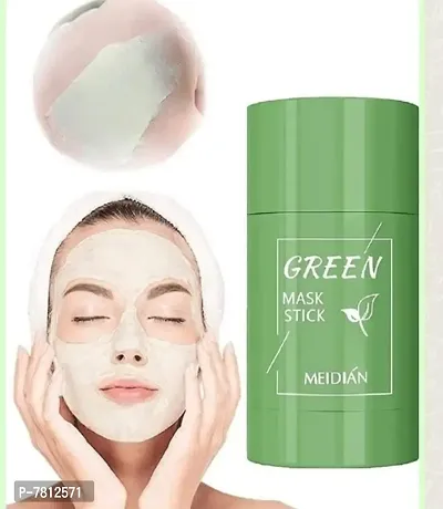 Green Tea Purifying Clay Stuck Mask , Oil Control , Anti Acne Solution-thumb0