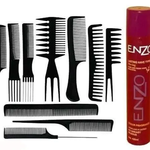 Enzo Hair Styler Hair Spray And Hair Styling Combo Pack