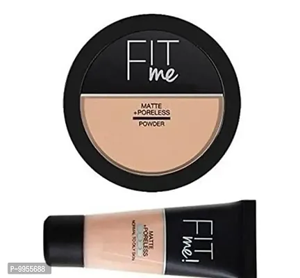 Combo Of Waterproof Compact And Foundation Makeup-thumb0